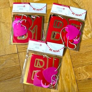 NWT - Bundle of 3 - Celebrate It 'Be Mine' Banner Set ❤️💕